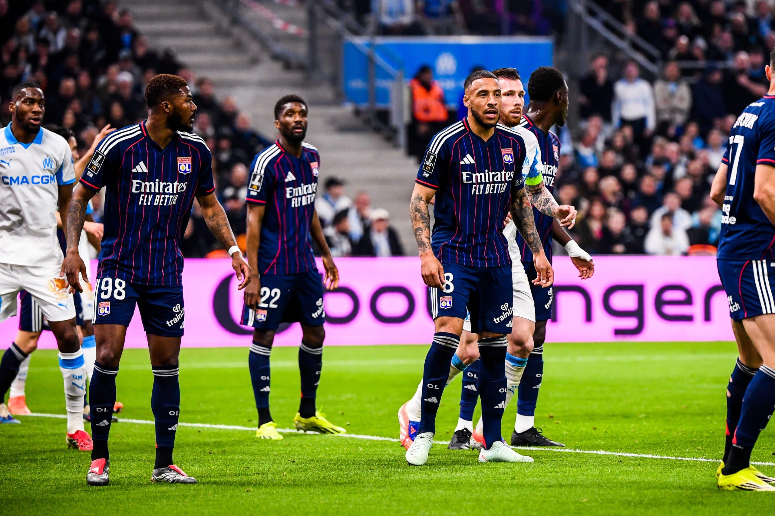 Corentin Tolisso lors d'OM - OL