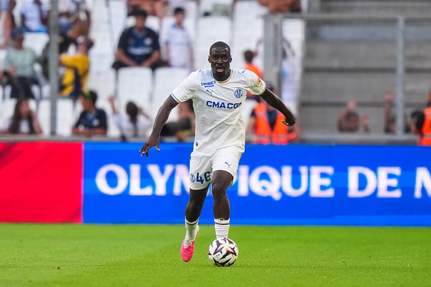 Alexi Koum sous le maillot de l'OM