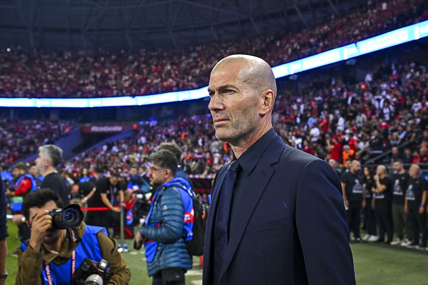 Zinédine Zidane lors de Turquie - France
