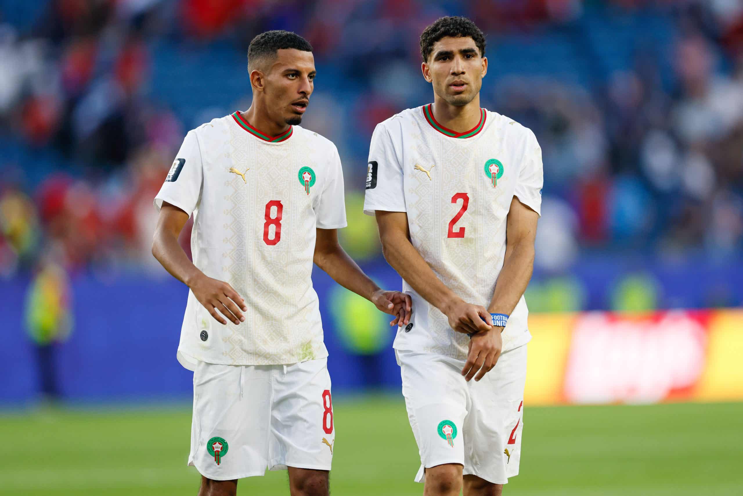 Azzedine Ounahi et Achraf Hakimi
