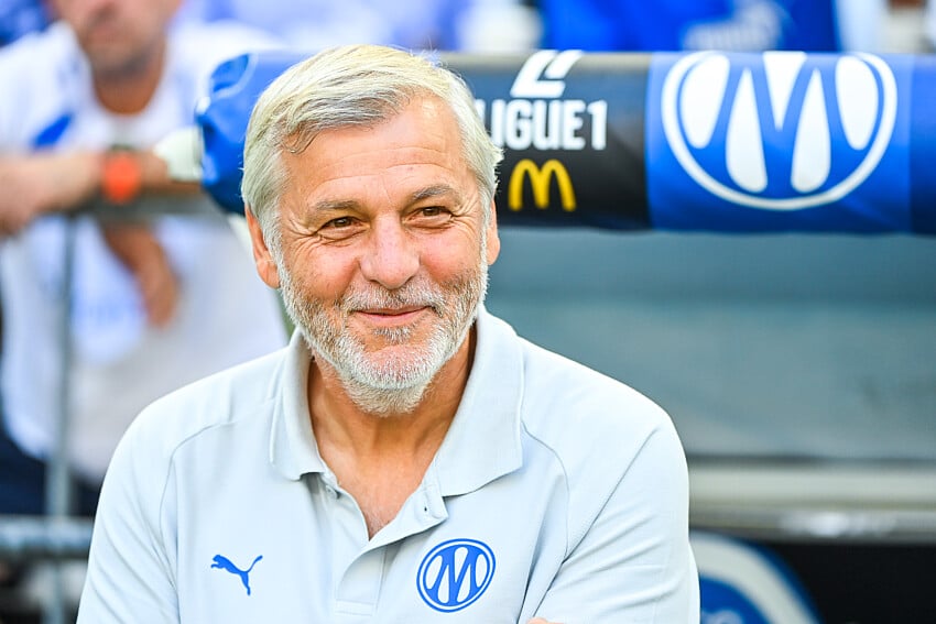 Bruno Genesio sur le banc de l'OM