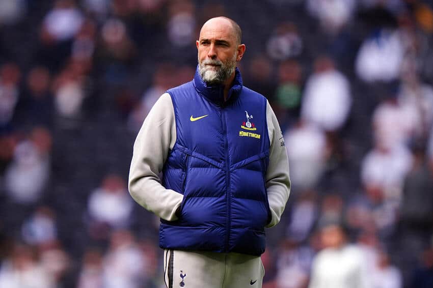Igor Tudor lorsqu'il était entraîneur de Tottenham