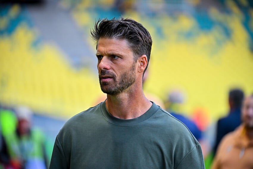 Grégory Poirier, l'entraîneur du FC Nantes