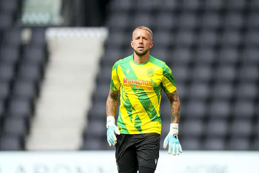 Patrik Carlgren sous les couleurs du FC Nantes