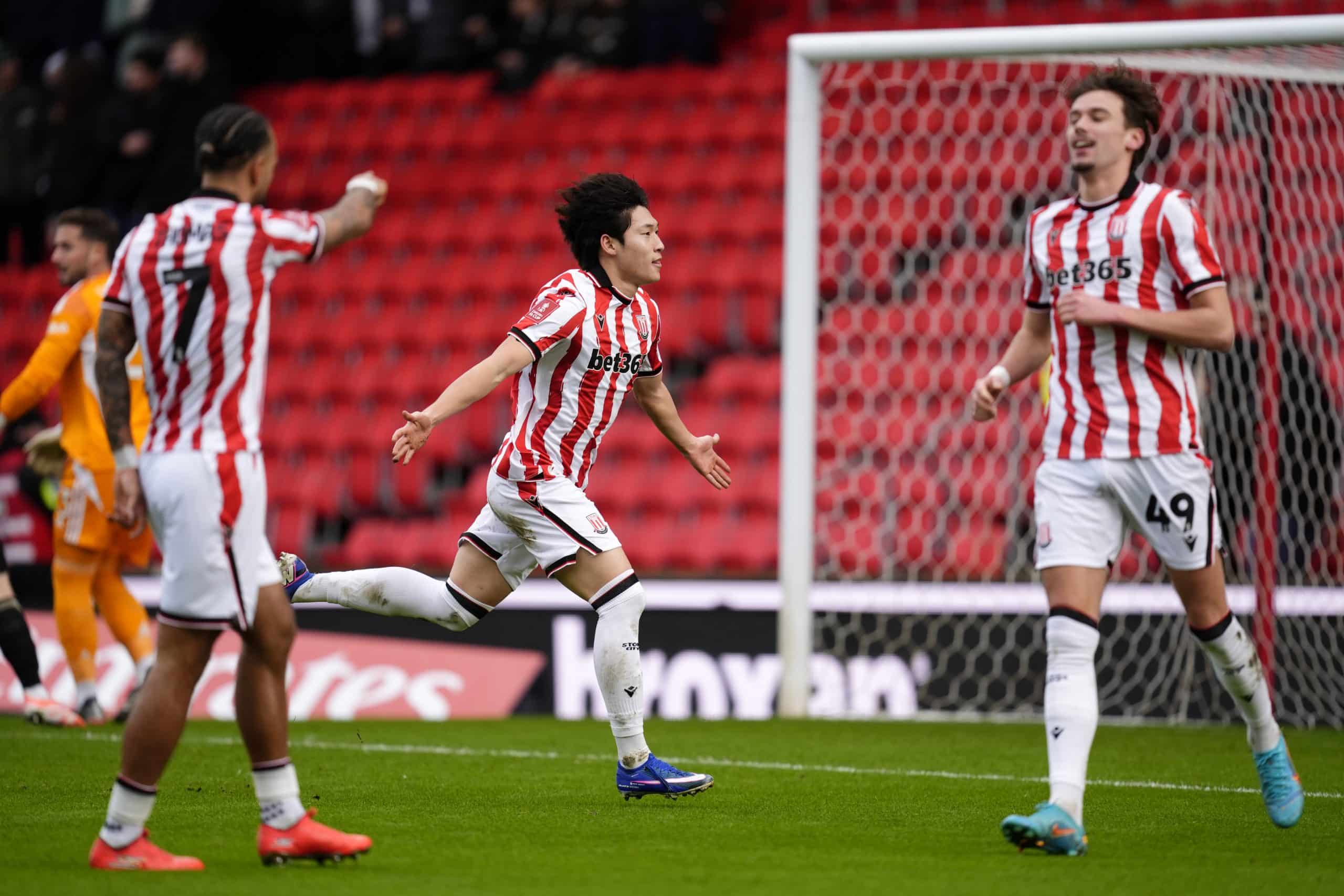 Jun-ho Bae sous le maillot de Stoke City