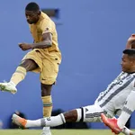 FC Barcelone – Juventus : les mots forts de Dembélé après son doublé