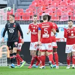 Lille surpris sur la pelouse de Brest à  la pause !