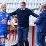 Nîmes – RC Strasbourg (1-1) : quand Laurey s’emporte contre l’un de ses joueurs en plein match