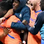 OM : le groupe pour Strasbourg avec 3 absences, 1 première et 1 retour