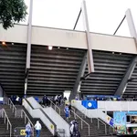 RC Strasbourg – PSG : des tag anti-Qatar fleurissent à la Meinau (PHOTOS)
