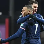 Résultat Coupe de France : Stade Brestois 0-2 PSG (mi-temps)