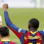 Résultat Coupe du Roi : FC Barcelone 1-0 FC Séville (mi-temps)