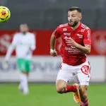 Stade Brestois &ndash; ASSE (4-1) : le geste classe de Franck Honorat après avoir plombé les Verts