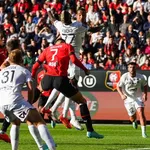 Stade Rennais : Martin Terrier dans la roue d&rsquo;un adversaire de l&rsquo;OM