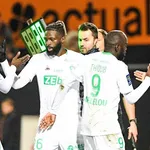 Valenciennes &ndash; ASSE : les deux équipes dos à  dos à  la pause