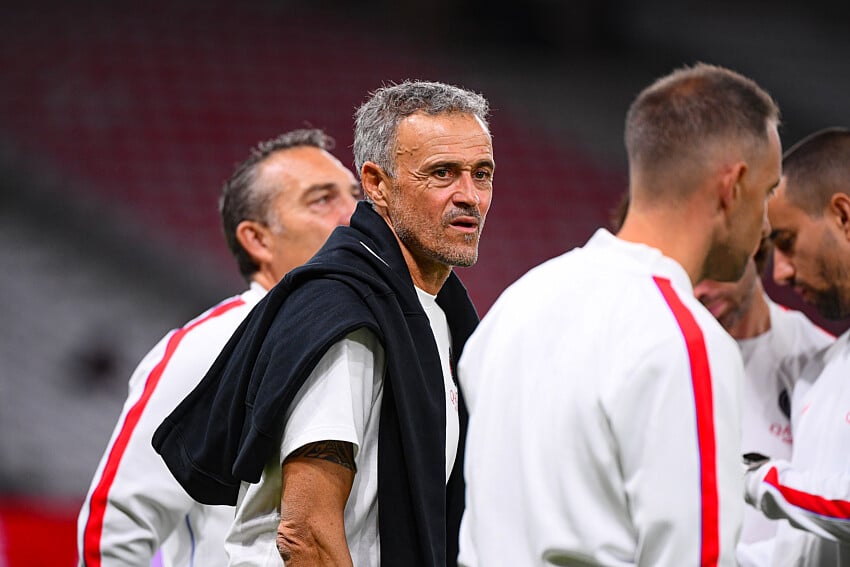Luis Enrique, l'entraîneur du PSG