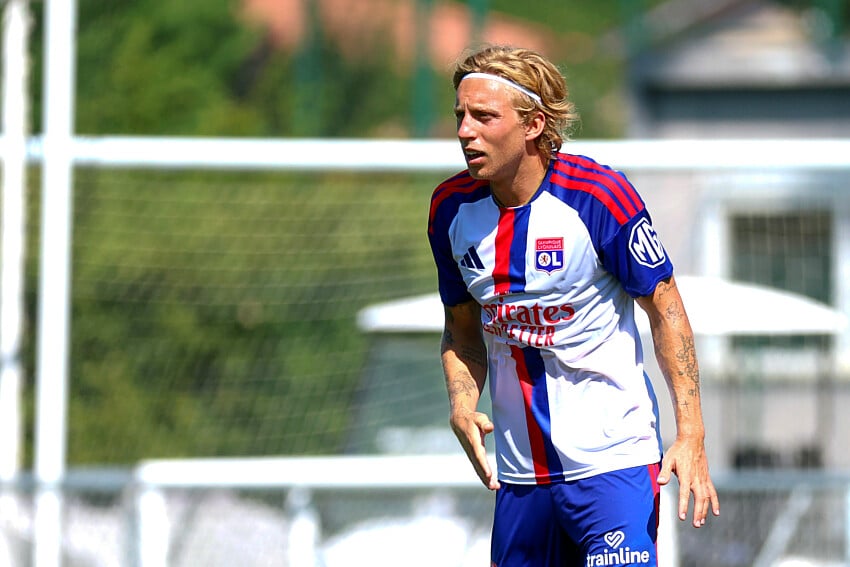Mads Bidstrup sous le maillot de l'OL