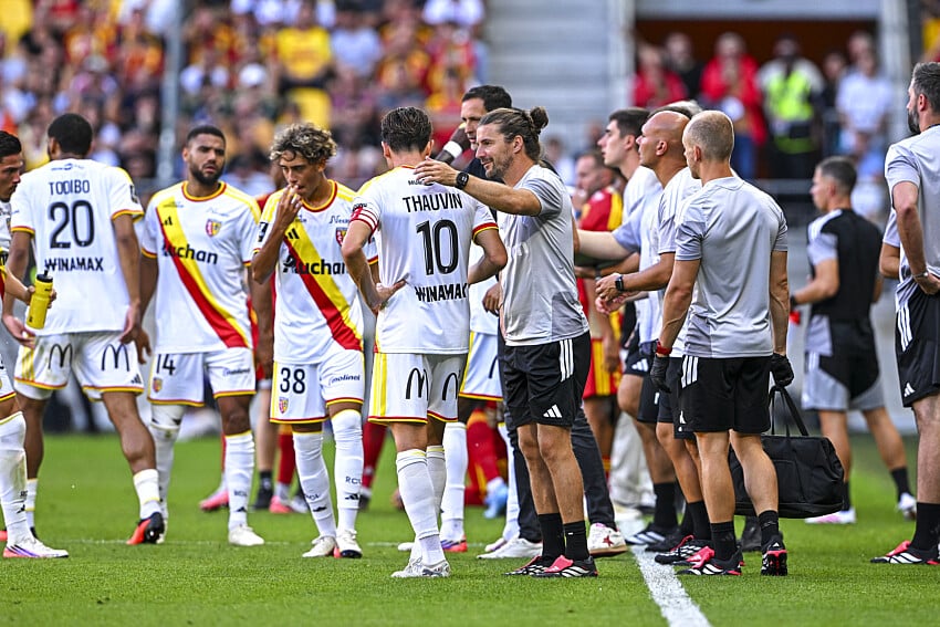 Les joueurs du RC Lens