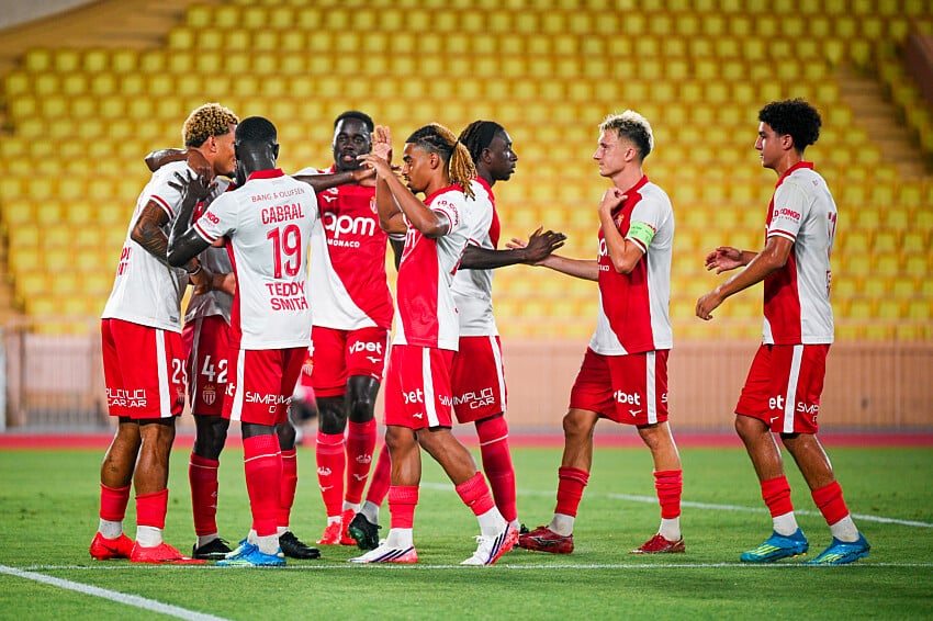 Les joueurs de l'AS Monaco