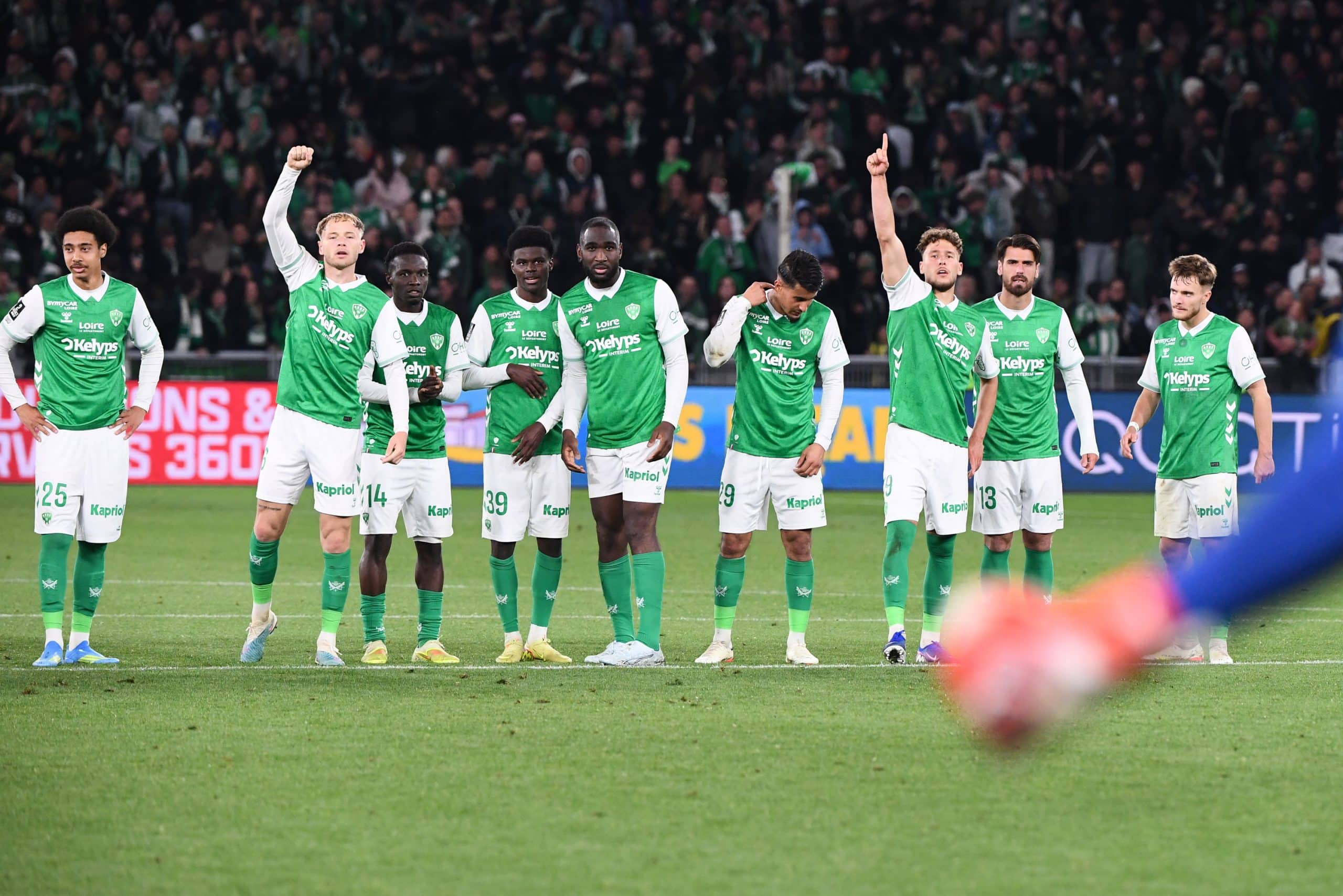 Les joueurs de l'ASSE