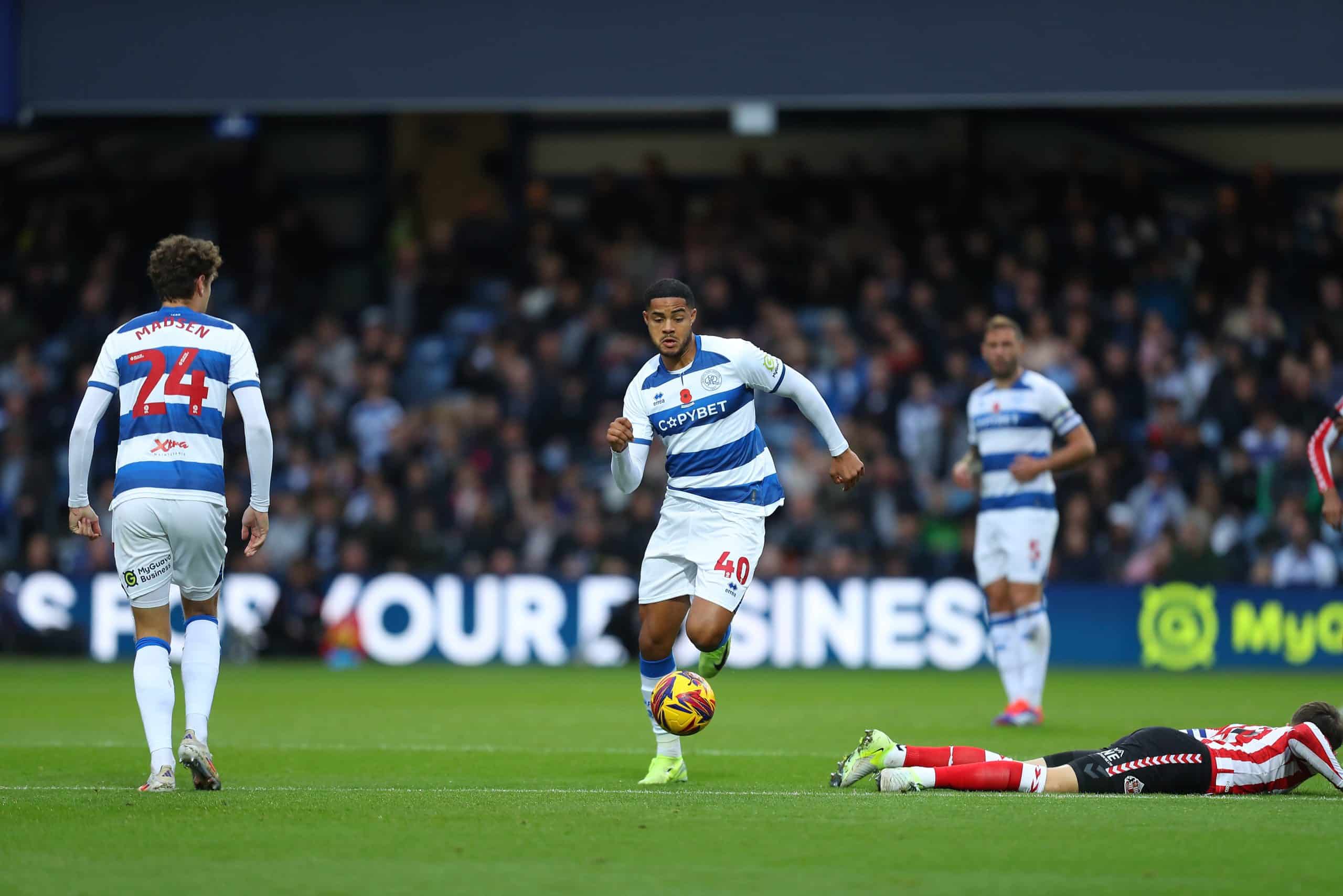 Jonathan Varane sous le maillot des Queens Park Rangers