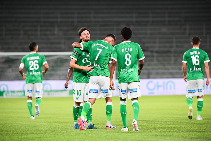 Les joueurs de l'ASSE
