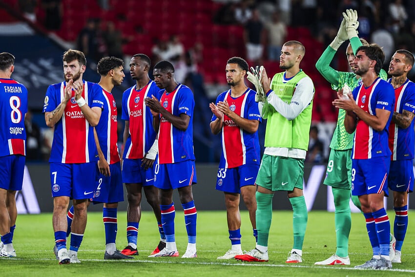 Les joueurs du PSG