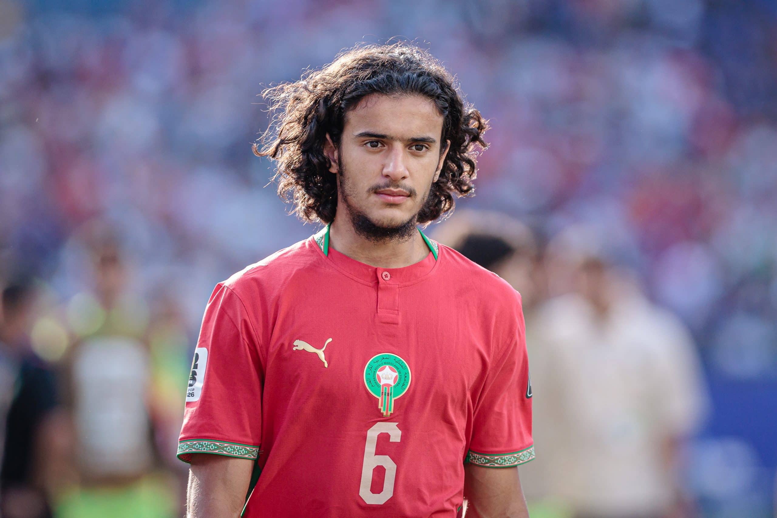 Ayyoub Bouaddi lors de France - Maroc