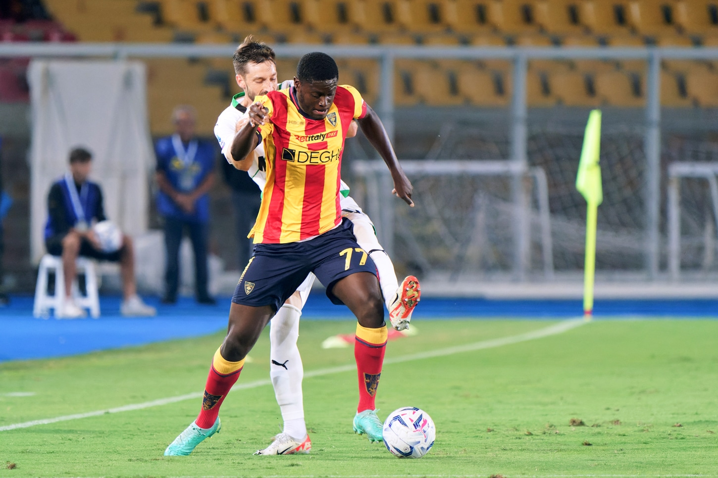 Mohamed Kaba en action avec Lecce.