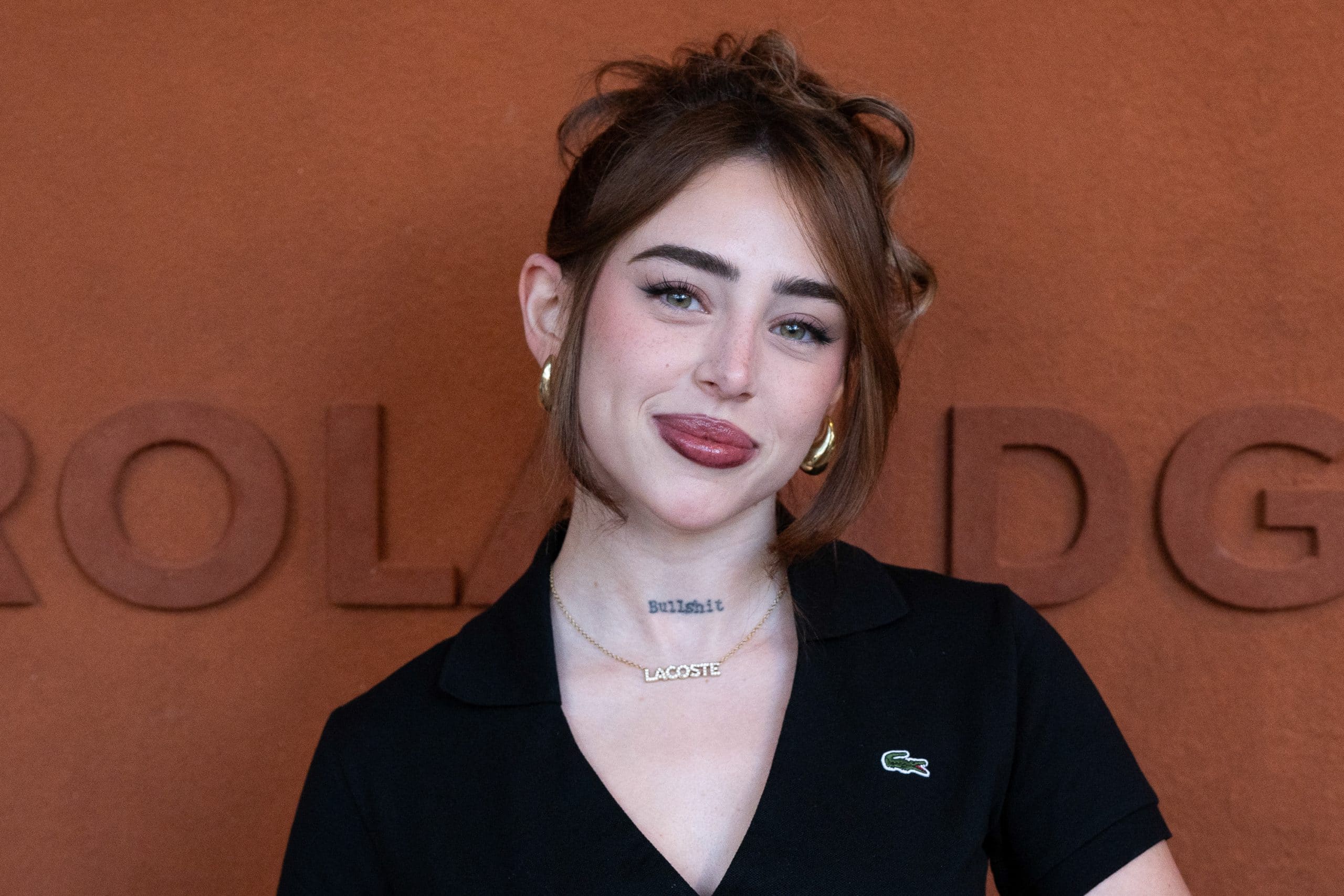 Nicki Nicole lors d'un passage à Roland-Garros en 2024.