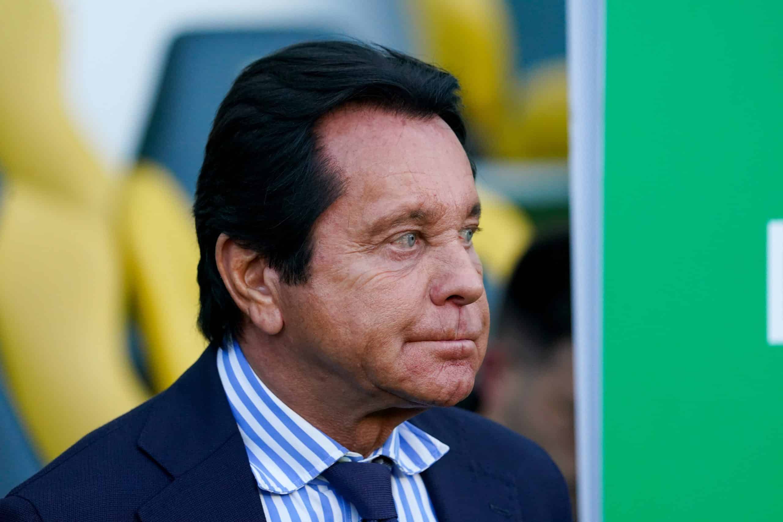 Le propriétaire du FC Nantes, Waldemar Kita, avant un match à la Beaujoire.