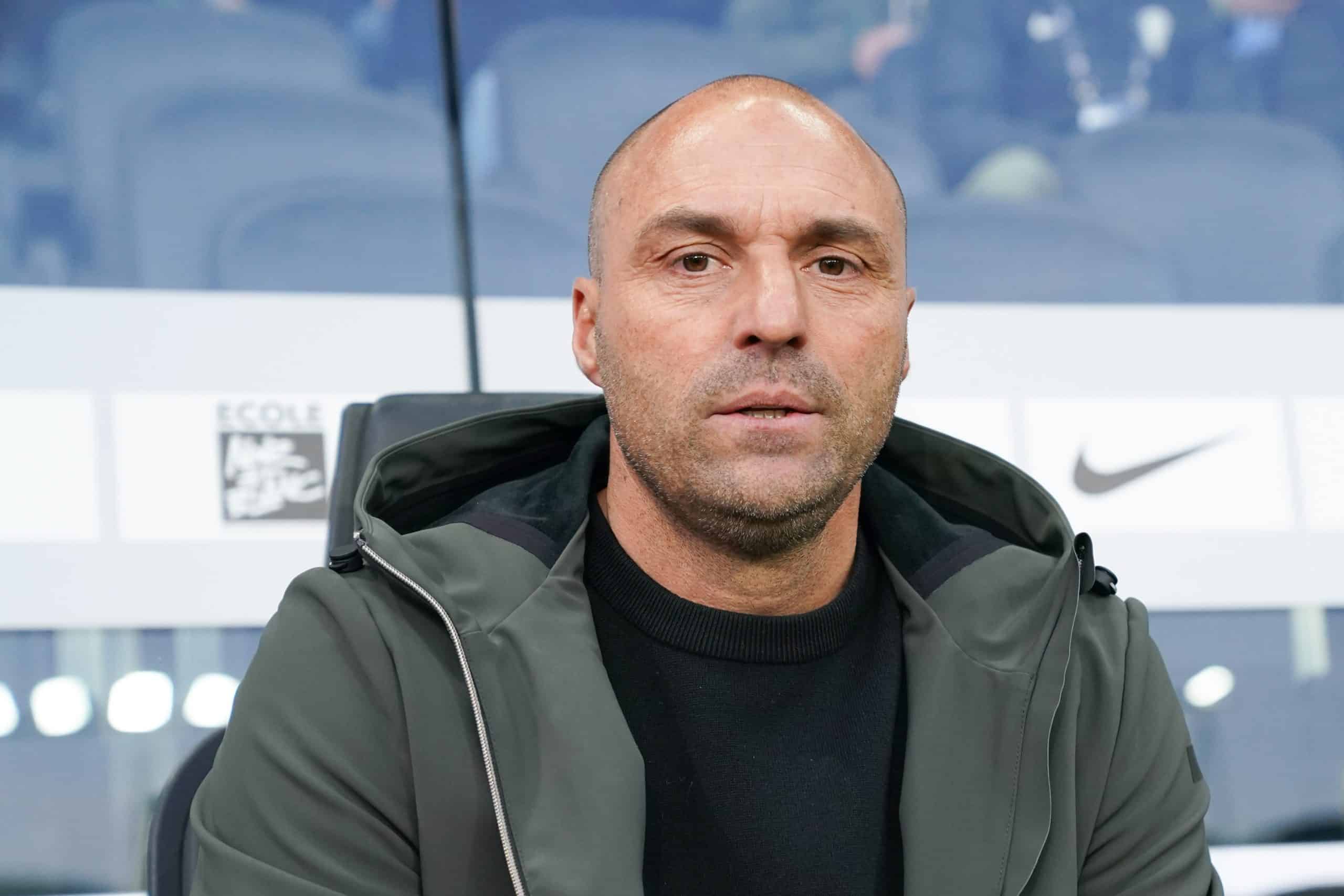 L'entraîneur du SCO d'Angers, Alexandre Dujeux.