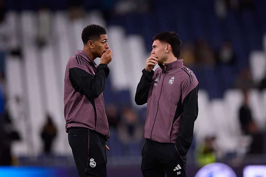 Bellingham et Mastantuono (Real Madrid)