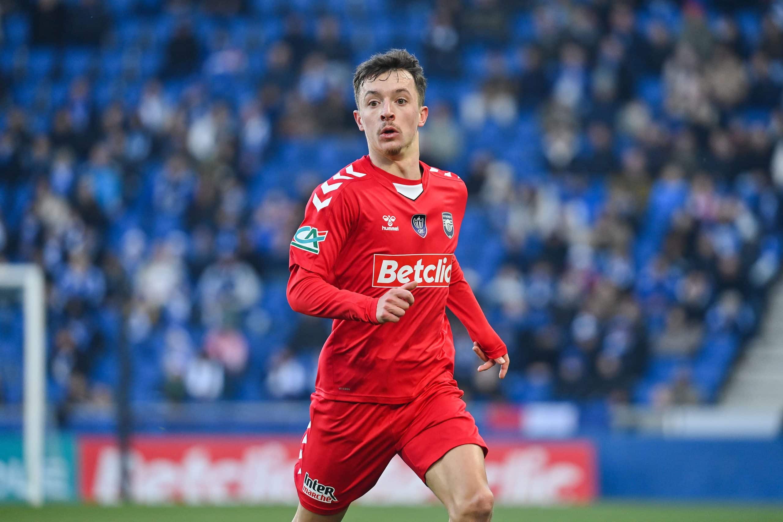 Le meneur de jeu de Dunkerque Enzo Bardeli lors du match de Coupe de France à Strasbourg.
