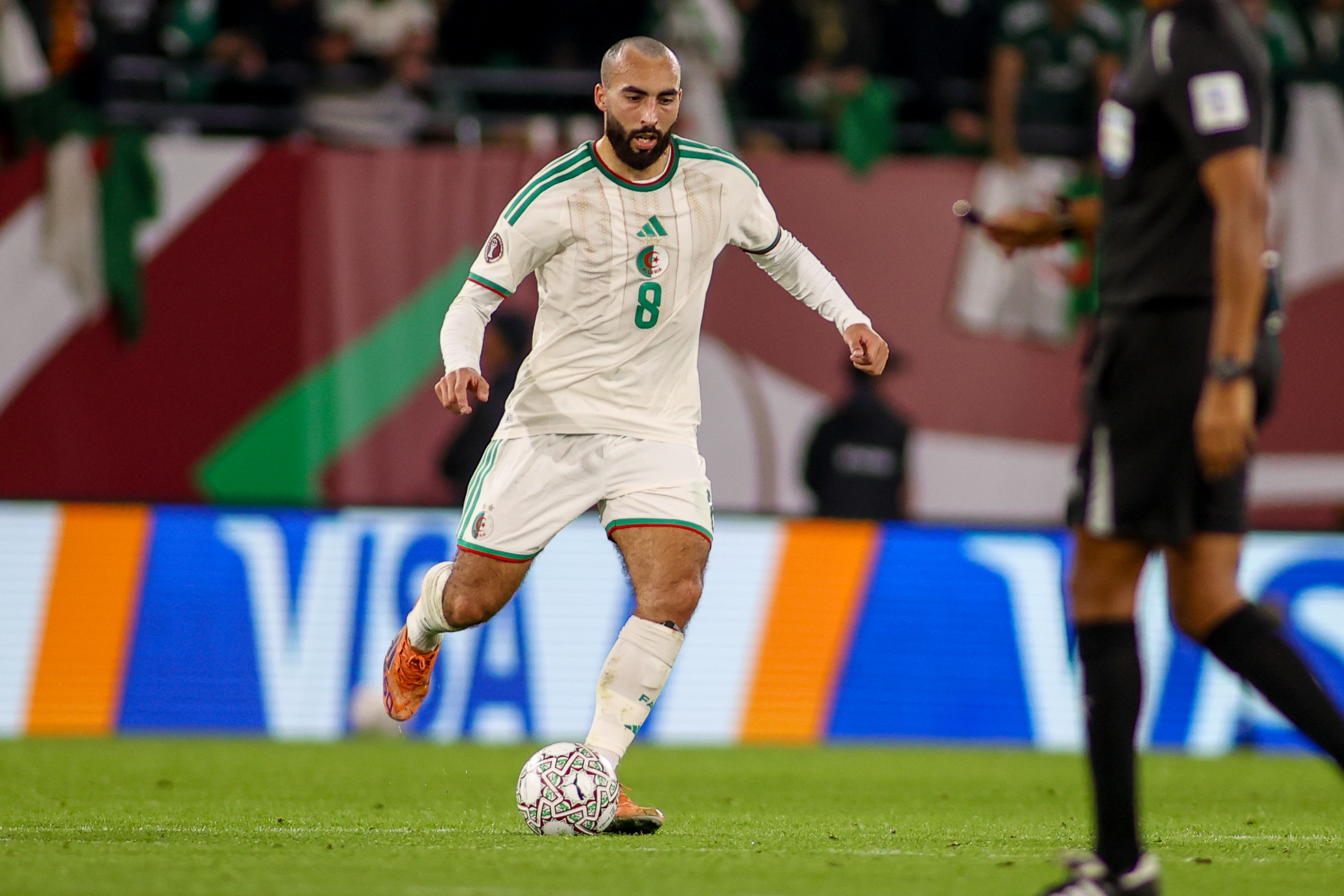 Himad Abdelli sous le maillot algérien