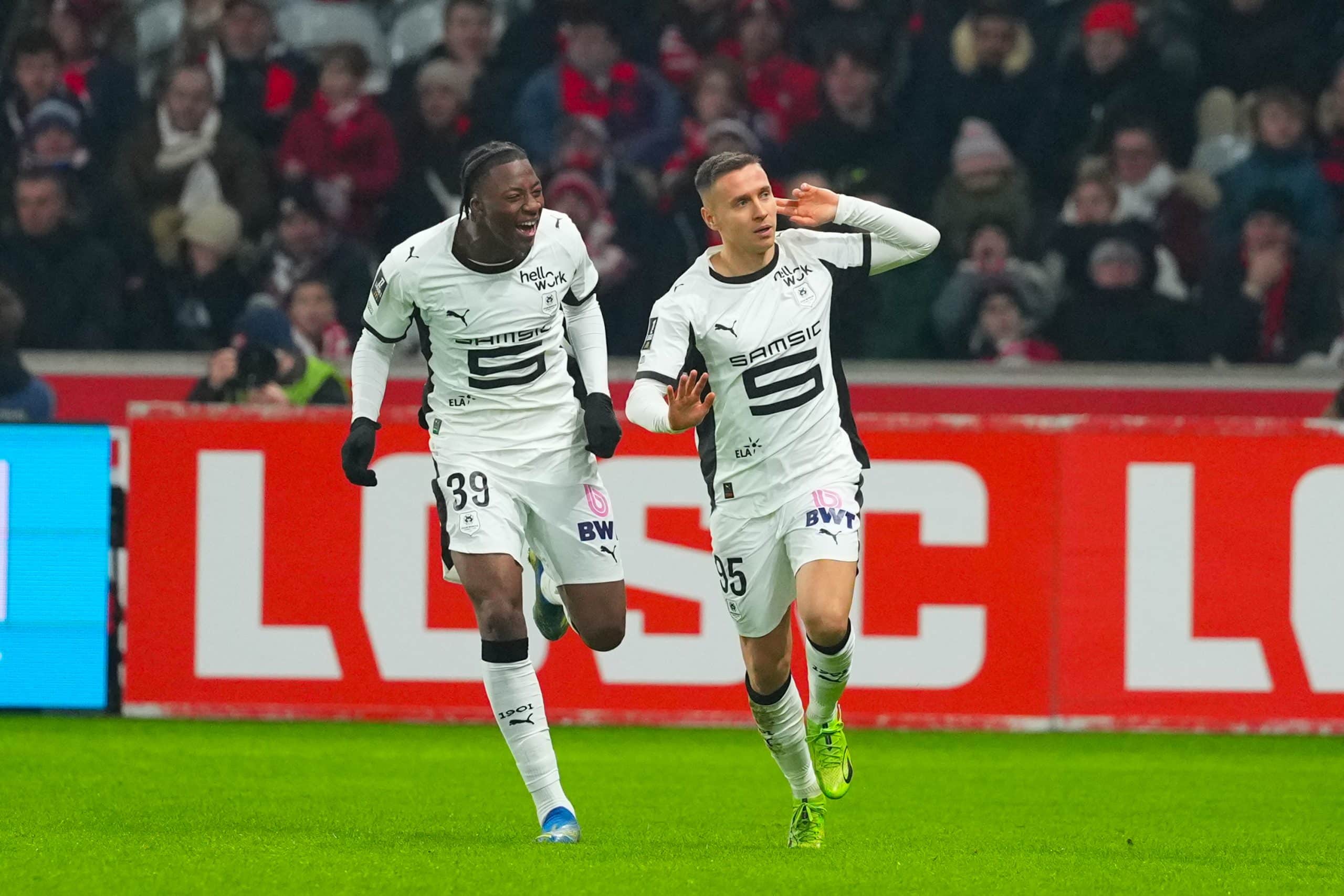 La joie de Frankowski après son but contre Lille.