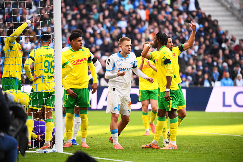 L'OM s'incline contre Nantes
