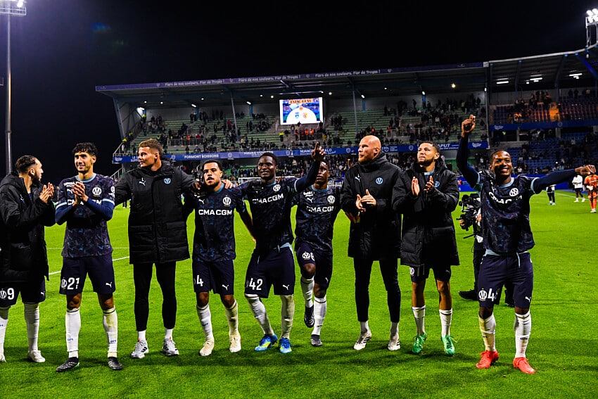 L'OM s'est imposé à Troyes dans la douleur