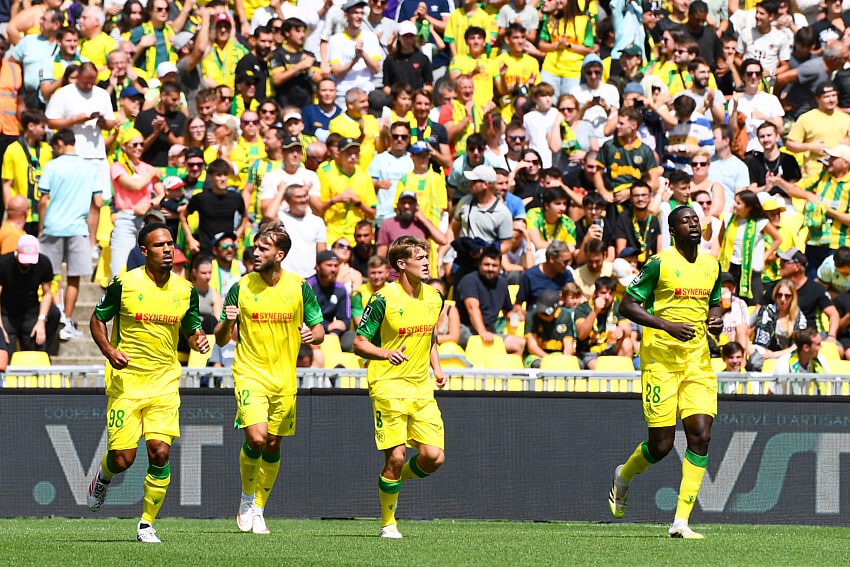 Les joueurs du FC Nantes