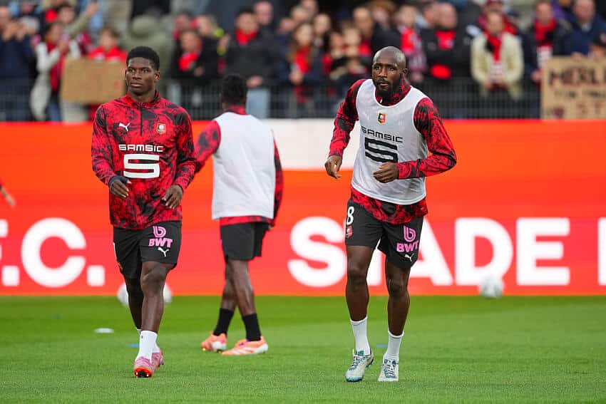 Breel Embolo et Seko Fofana sous les couleurs du Stade Rennais