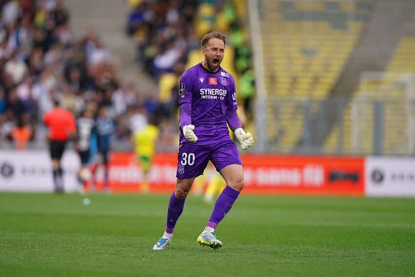 Patrick Carlgren sous le maillot de l'OM