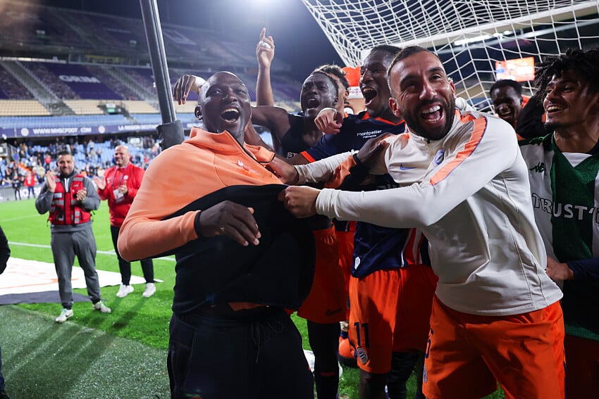 Camara et Tardieu en joie