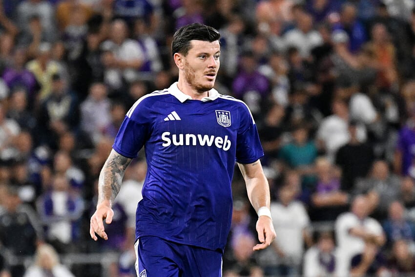 Giulian Biancone sous le maillot d'Anderlecht
