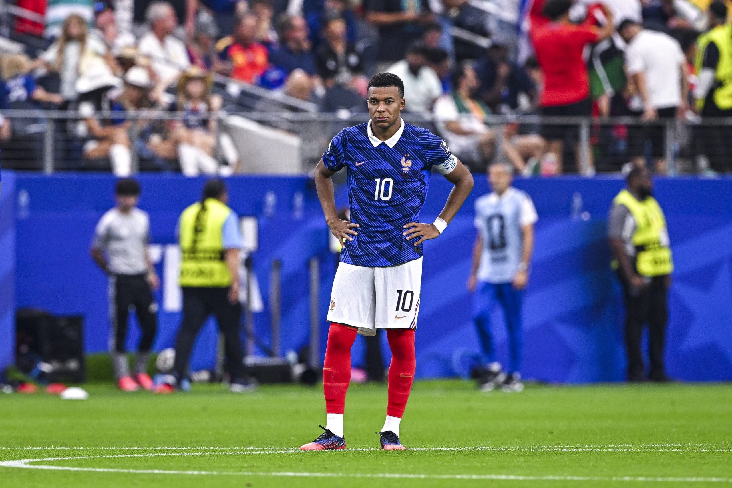 Kylian Mbappé lors de France - Espagne