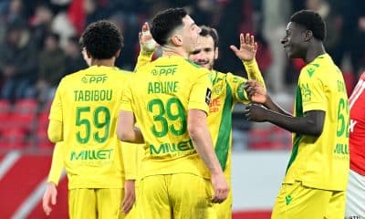 Matthis Abline (FC Nantes) a marché sur l'eau à Reims.