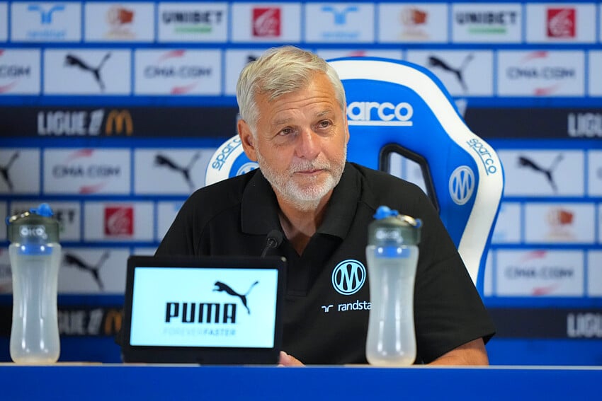 Bruno Genesio en conférence de presse