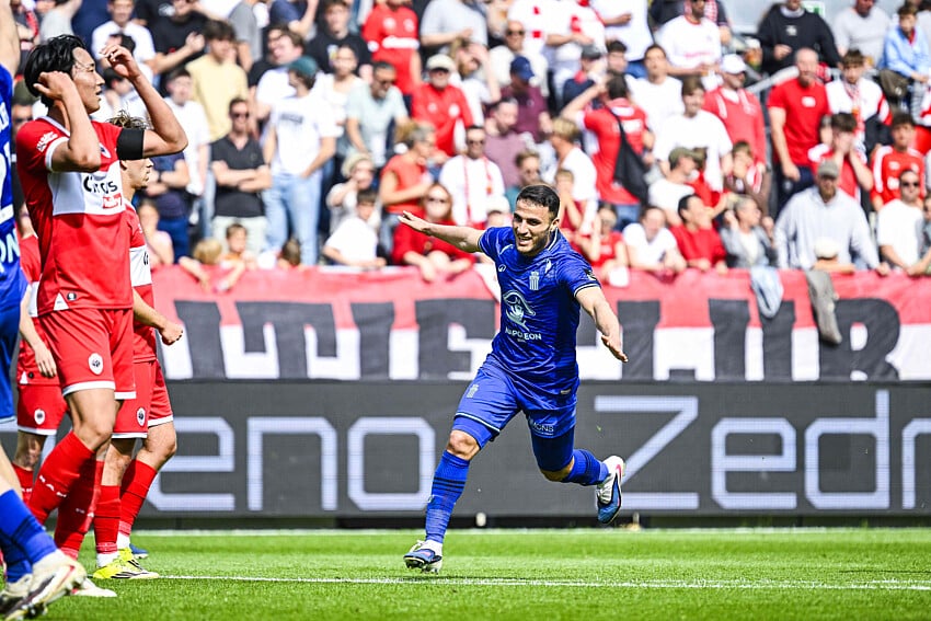Yacine Titraoui sous le maillot de Charleroi