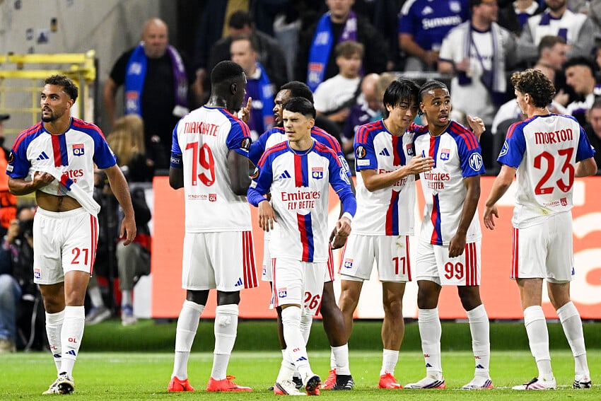 Les joueurs de l'OL