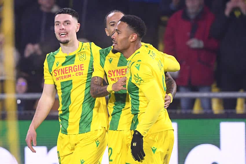 Kelvin Amian (FC Nantes) a marqué un but contre l'AS Monaco