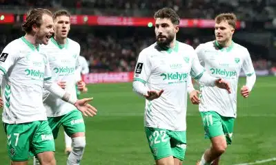ASSE : avec un doublé de Davitashvili, les Verts retrouvent le podium à Guingamp !